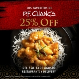 En PF Chang’s 25% de descuento en platillos seleccionados esta semana
