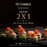 En PF Chang’s 2×1 en rollos de sushi al pedir por delivery esta semana