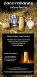 Promo de Navidad Paco Rabanne: perfume 1 Million muestra GRATIS en tiendas participantes