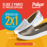 2×1 en tenis seleccionados para mujer en Pakar.com