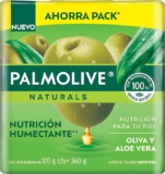 Ahorra pack Palmolive Naturals Nutrición Humectante con 3 jabones Oliva y Aloe Vera baja de precio + 10% adicional con Planea y Ahorra