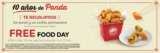 Promoción Panda Express Free Food Day: Bowl y rollito de primavera GRATIS en la compra de una bebida el miécoles 29 de septiembre