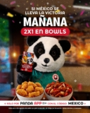 2×1 en bowls en Panda Express al pedir por la app hoy