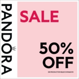 Rebajas Pandora: Artículos seleccionados con 50% de descuento