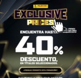 Hasta 40% de descuento en la tienda en línea de Panini este fin de semana