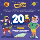 Promoción Día del Niño Panini: 20% de descuento en todos los productos Panini este fin de semana