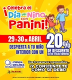 20% de descuento en la tienda en línea de Panini este 29 y 30 de abril por el día del niño