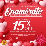 Promo San Valentín Panini: 15% de descuento en todas tus compras