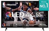 Pantalla QLED Hisense Smart Google TV 4K UHD de 55 pulgadas baja a su menor precio + 12 meses sin intereses