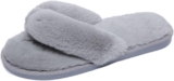 Sandalias pantuflas de felpa suave para mujer a un precio increíble