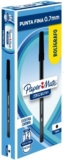 Bolígrafos Paper Mate Kilométrico punta fina con 12 piezas baja de precio