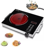 Parrilla eléctrica de inducción de 3500 W con temporizador baja de precio