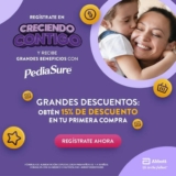 15% de descuento en fórmula láctea PediaSure en tu primera compra