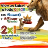 Cupón Pelikan de 2×1 en entrada en Africam Safari