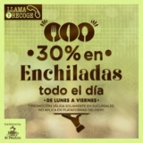 30% de descuento en enchiladas en Cafebrería El Péndulo de lunes a viernes durante agosto