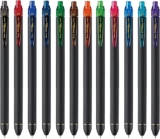 Juego de plumas de gel de colores Pentel Energel punto fino con 12 colores a un excelente precio