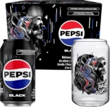 Pack promocional Pepsi Black Festival Pa’l Norte 2025 con 3 latas y vaso de colección baja de precio