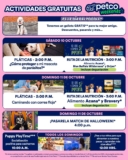 Actividades Gratuitas fin de semana 10 y 11 de octubre 2026 en Petco