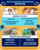 Actividad Gratuita fin de semana en Petco