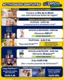 Actividades Gratuitas fin de semana al 19 de septiembre 2026 en Petco