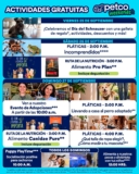 Actividades Gratuitas fin de semana del 26 y 27 de septiembre 2026 en Petco