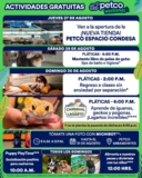 Actividades Gratuitas fin de semana del 29 y 30 de agosto 2026 en Petco