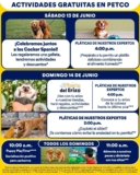 Actividades Gratuitas fin de semana del 13 al 14 de junio 2026 en Petco