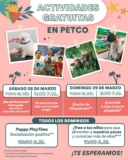 Actividades Gratuitas fin de semana en Petco