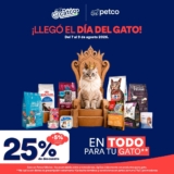 Promociones Petco Día del Gato 2026: Hasta un 25% de descuento en todo para tu gato