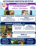 Actividades Gratuitas fin de semana 23 de mayo 2026 en Petco