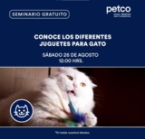 Seminarios gratuitos Petco fin de semana 26 y 27 de agosto 2023