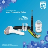 Venta corporativa Philips: Hasta 70% de descuento en productos Philips hoy y mañana