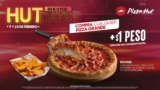Promoción Pizza Hut Día de la Pizza: Compra una pizza grande +$1 peso llévate un complemento