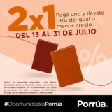 Libros seleccionados al 2×1 en librerías Porrúa participantes