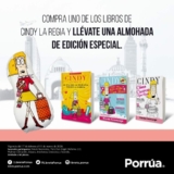 En Porrúa compra uno de los libros de Cindy La Regia y llévate una almohada de regalo