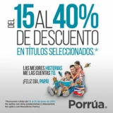 Promoción Porrúa Día del Padre: Hasta 40% de descuento en libros seleccionados