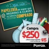 En Librerías Porrúa llévate un juego de geometría por sólo $15 en compras desde $250