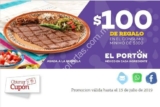 Cupón El Portón de $100 de descuento en consumos a partir de $300