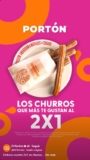 2×1 en churros en El Portón lo que resta del año