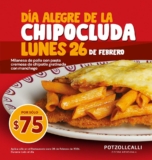 En Potzollcalli Milanesa Chipocluda a sólo $75 sólo hoy