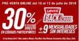 Preventa Levis Regreso a Clases 2018: 30% de descuento + 9 MSI en Sears