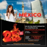 Código Primera Plus de 25% de descuento en viajes en autobús