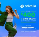 En Privalia $400 de descuento + envío gratis al pagar con Kueski