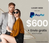 Promoción Privalia Luxury Week: $600 de descuento + envío gratis con Paypal