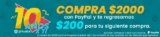 Promoción Privalia 10 Aniversario: cupón de $200 para tu siguiente compra al pagar con Paypal