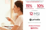 Promo Privalia Banorte de hasta 15% de bonificación + 12 msi