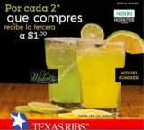 En Texas Ribs tercera Midorita o Midori Summer a sólo $1 peso