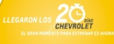 Promoción 20 Días Chevrolet Marzo 2018 en Aveo, Cavalier, Trax y más