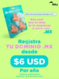 Promoción Akky dominios .MX desde US$6 dólares por año durante abril