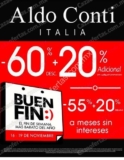 Promoción Aldo Conti El Buen Fin 2018: hasta 60% de descuento + 20% adicional